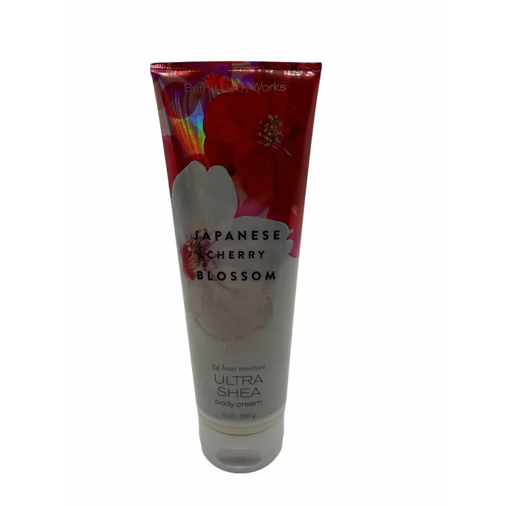 Bath & Body Works Japanese Cherry Blossom Ulta Shea Body Cream X2 Bundle 8oz New